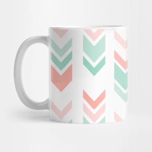 Mint Taupe Tribal Arrows Pattern Indian Indigenous Mug